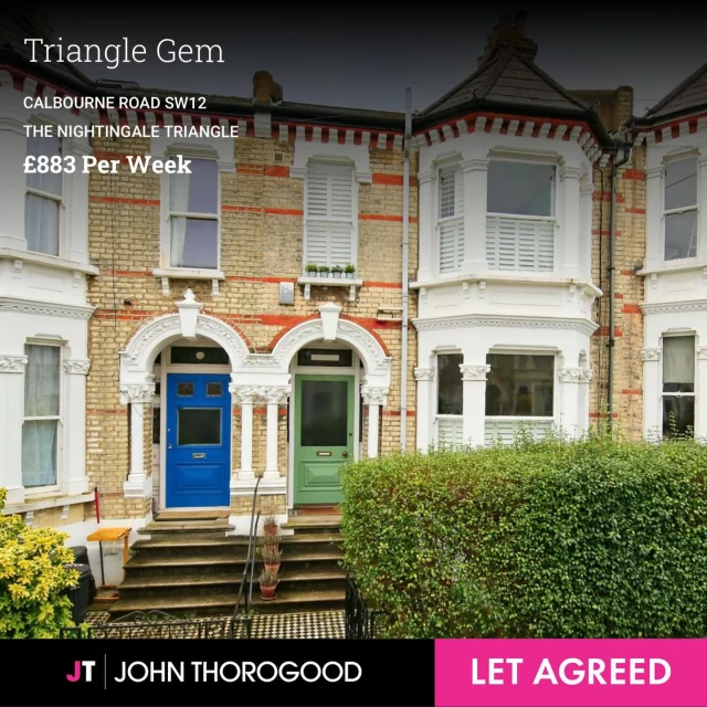 Let Agreed! 

Our attractive Victorian terraced house on one of the nicest streets in the very convenient Nightingale Triangle has now been agreed.

If you are a landlord or vendor thinking of letting or selling your property, call Austin Thorogood on 020 7228 7474. After 30 years on Northcote Road, there is no one more knowledgable or experienced than us to guide you through the property letting/selling process.

#letagreed #lettings #londonlettings #londonestateagents #johnthorogood #thoroughlygoodestateagents #sales #thoroughlygood #londonproperty #independentestateagent